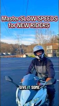 Master Slow Speed: Keep Your Feet Up, Not the Brake #newrider #motorcycletips #bikelife #motorcycle