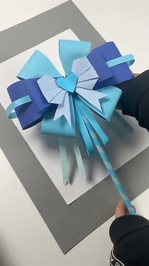 DIY Magic Wand Tutorial 🎀⭐️ #diy