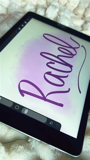 Rachel ♥️ #writingyournames #scripttherapy #handwriting