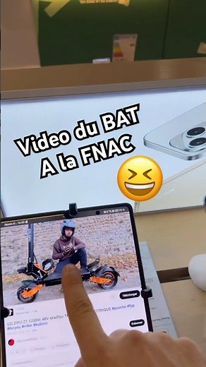 FNAC VIDEO OF THE BAT ELECTRIC SCOOTER #foryou #fyp #rider