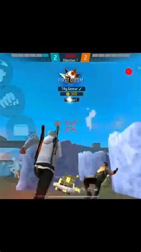 Noob prenk is 1v2 clach and T4G _ GAMER 😈 #freefire