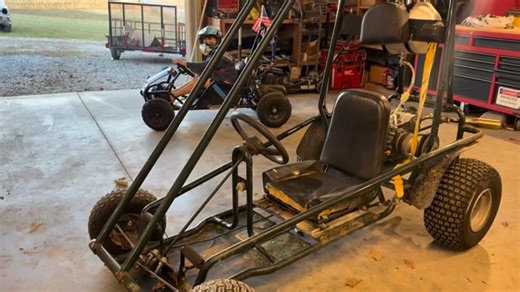 Sometimes we just need to rip some go karts after school #fatherson #gokarts @harborfreight #predatorghost #gopowersports | Noble Auto Lab