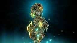 Animation of a female Robot