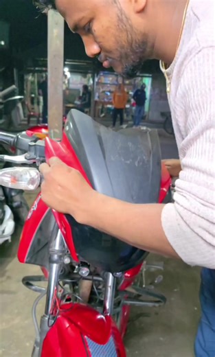 Custom Apache RTR Bike Headlight Stickers