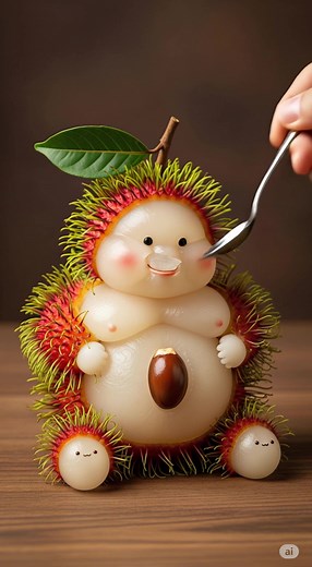 Enjoying Rambutan: ASMR Eating Experience