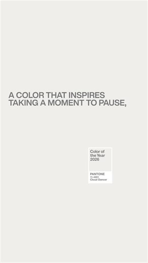 PANTONE on Instagram: "The essence of Pantone Color of the Year 2026, PANTONE 11-4201 Cloud Dancer is to serve as a place of reflection to allow new avenues of creativity to break through. Pantone spoke to designers, artists, and makers to understand how they approach innovation and creativity and how color can help complete their vision. To discover more about Cloud Dancer visit the link in our bio. What does a blank page mean for your creativity? Creatives: Shamil Tanna @shamiltannaphoto Mriga