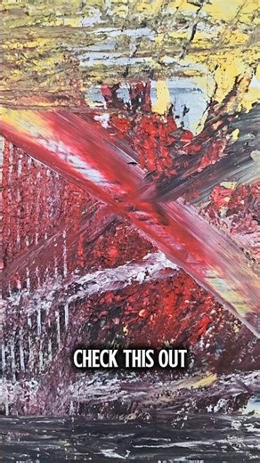 Lividity | Abstract Expressionist Coldwax Oil Painting 8x8