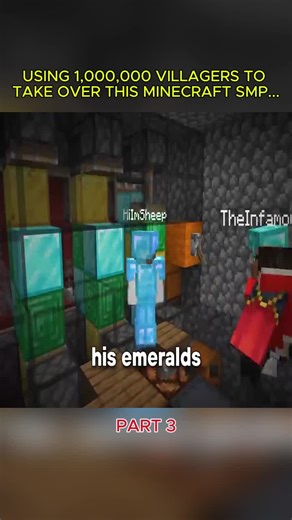USING 1,000,000 VILLAGERS TO TAKE OVER THIS MINECRAFT SMP...