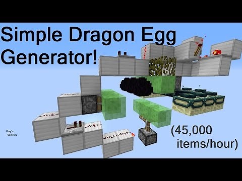Simple Dragon Egg DUPE Generator! (45k items/hour) | 1.9-1.21+ Minecraft (tutorial in description)