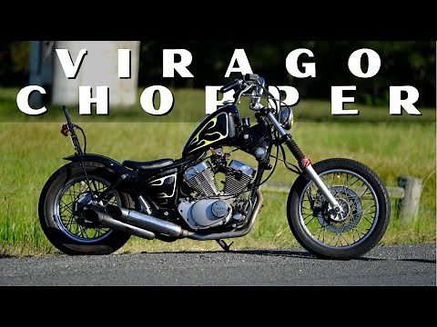 THE REVEAL - Yamaha Virago XV 250 - CHOPPER BOBBER BUILD