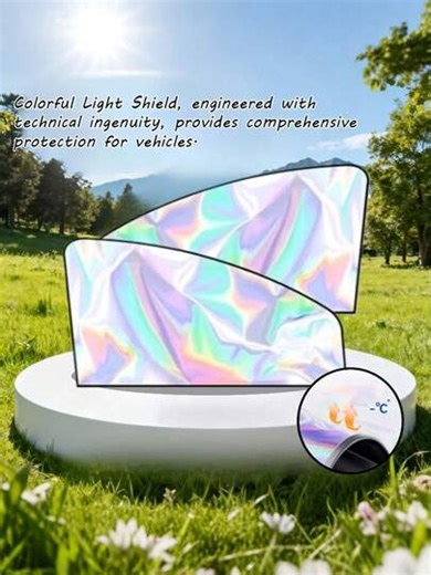 Car Window Sunshades That Require No Drilling, Suitable For All Seasons And Compatible With Most Vehicles Including Sedans, Suvs, And Trucks. Easy To Install And Foldable | SHEIN