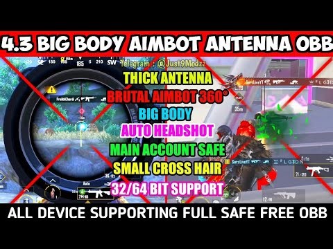 BGMI 4.3 AIMBOT OBB | BGMI ANTENNA CONFIG FILE 4.3 | BGMI NO RECOIL CONFIG 4.3 | BGMI AIMBOT OBB 4.3