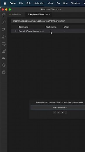 1 Minute HTML - How to Easily Wrap Tags in VSCODE (emmet)