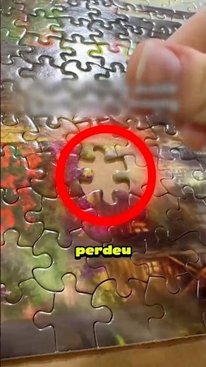 She lost the last piece of the puzzle 😳