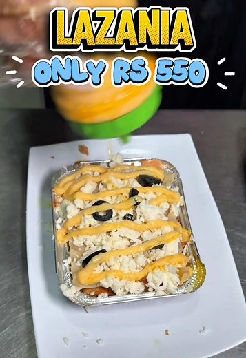 King Broast Lasagna only Rs 550 – Street Food Lasagna Near Me