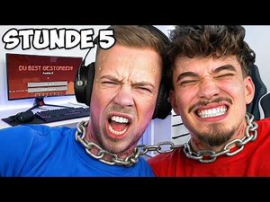 CHAINED UP until we PLAY THROUGH MINECRAFT!