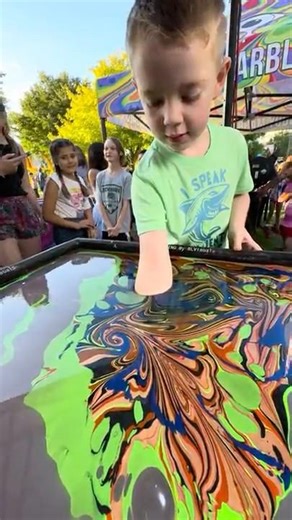 Body Marbling Paint Dip by BLVisuals at Return to the River Festival 127