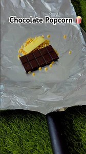 Chocolate Popcorn🍿 How to make chocolate popcorn #chocolate #popcorn #trending #viral #shorts #food