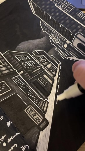 Street View Art with Pen and Posca