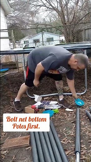 Trampoline Diy. 14 ft'er