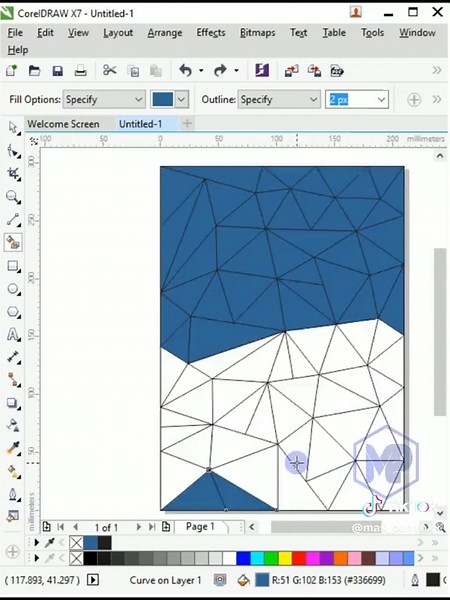 Belajar Membuat Background Abstrak di CorelDRAW X7