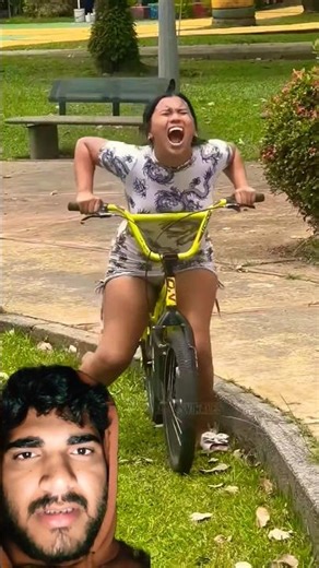 BIKE PRANK GONE WRONG! You'll Be Crying Laughing RIP to That Ride😅💀" #humor #prank