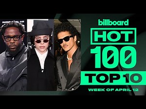 Billboard Hot 100 Top 10 Countdown For April 12, 2025 | Billboard News