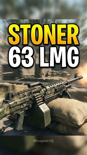 The Stoner 63 LMG: The Modular Machine Gun Ahead of Its Time! 🔥 #Stoner63 #WeaponIQStudio #Military