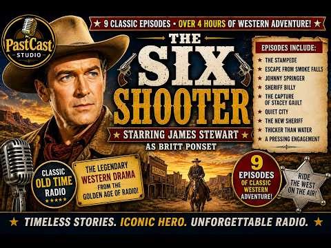 The Six Shooter Extended Play | 9 Classic Old Time Radio Western Adventures Starring James Stewart