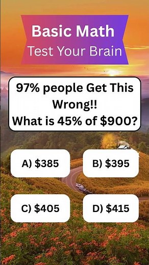 Basic Math Test 1015 #maths #mathproblems #shorts #decodethepuzzle #mathfun #riddlejourney #quiz