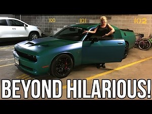 I Took My Mom For A Ride In My Hellcat!! 🤣🤦🏽‍♂️