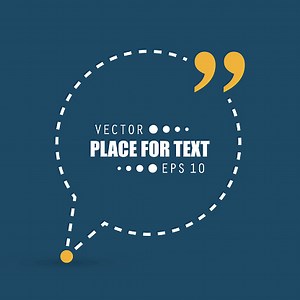 Abstract concept vector empty speech square quote text bubble. For...
