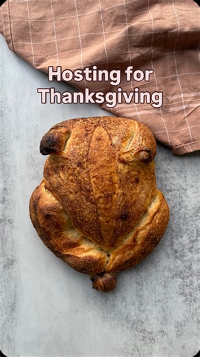 I might need to include this on the menu.. Thanksgiving is around the corner and I’m hosting for the first time! So we are taking the next 4 weeks to get fully prepped. Throughout the month I’ll share tips for prepping ahead, baking timelines, and more so be sure to follow along. And to get even more tips & recipes directly to your email comment email below! What prep ahead questions do you want answered in this series? What are you in charge of for Thanksgiving? #sourdoughbaking #thanksgiving #