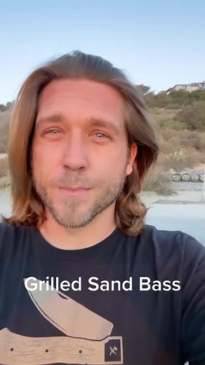 Sand Bass on the beach seemed fitting. 🎣 #freshfish #fishing #bass #beach #cookout #adventurechefcollection #california #foodporn #foodie #chef