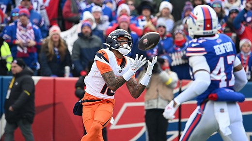Broncos' Troy Franklin leaves Bills game with hamstring injury