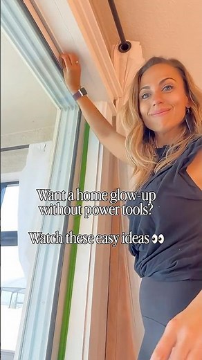 No Power Tools? Easy Home Upgrades Anyone Can Do ✨ #diy