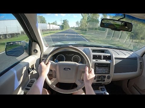 2008 Ford Escape Hybrid (with 330,000 miles) - POV Test Drive (Binaural Audio)