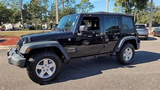 USED 2018 JEEP WRANGLER JK UNLIMITED Sport S at Coggin Buick GMC (USED) #CGB260071B