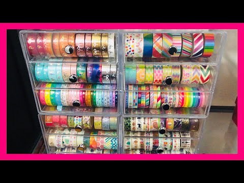 Washi Tape Collection & Storage System