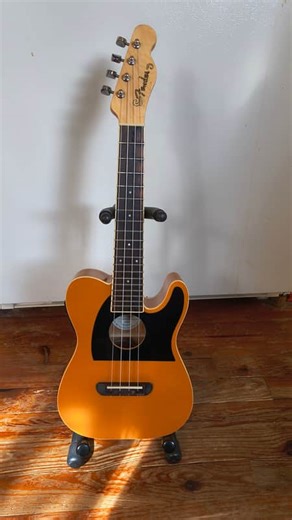 Fender Fullerton Tele Ukulele 2020 - Present - Butterscotch Blonde | Reverb