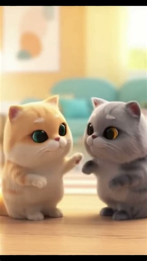 “Funny Cartoon Cats Playing – Hilarious Kitty Friends Adventure!” #love#cat