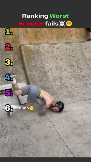 Ranking worst scooter moments🤯🛴