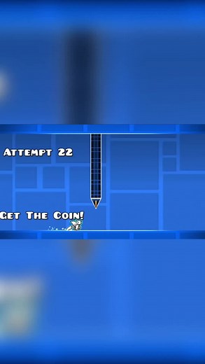 Challenging Coin Locations in Geometry Dash