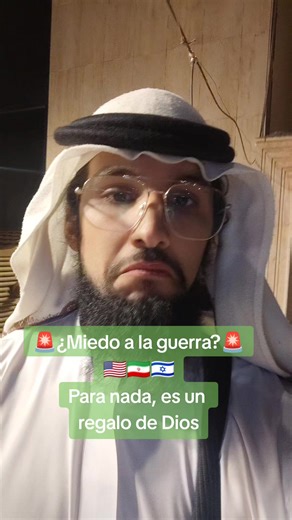 ¿Miedo a la guerra? Para nada, es un regalo de Dios #iran #israel #guerra #eeuu