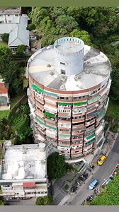 390K views · 2.3K reactions | View of the Lingxiao Building 凌霄大樓 in Beitounear thermal valley #IthA. Even though it is a unique peice of architecture in Beitou's Hot Spring District, it's age (45 years), number of tenants, and proximity to Thermal Valley means it has many problems especially with electricity and the elevator. Check out our blog on Thermal Valley here: https://taiwantravelblog.com/thermal-valley/ | Foreigners in Taiwan 外國人在台灣 | Facebook