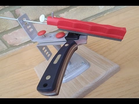 How to sharpen a Knife Using the Lansky Sharpening System