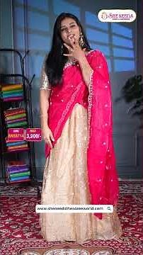 Ashadam Special Traditional Half Sarees Collection ✨ She Needs Saree World