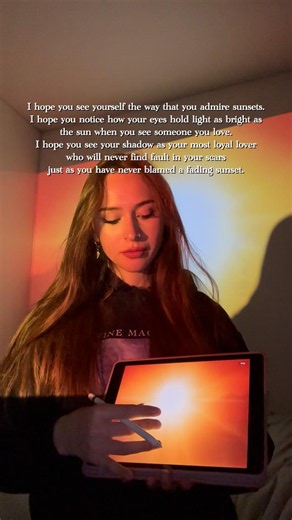 💛You and sunsets share a brilliant resemblance, for more poetry ￼and art explore ‪@DivineMagicArt‬ ✨