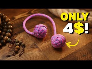 Hours Of Fun For $3! Paracord Monkeys Fist Begleri | HOW TO MAKE