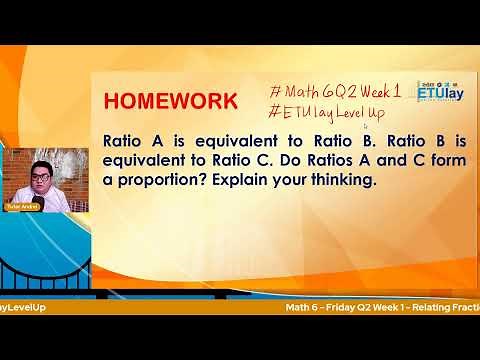 Math 6 - Friday Q2 Week 1 #ETUlayLevelUp #Quarter2